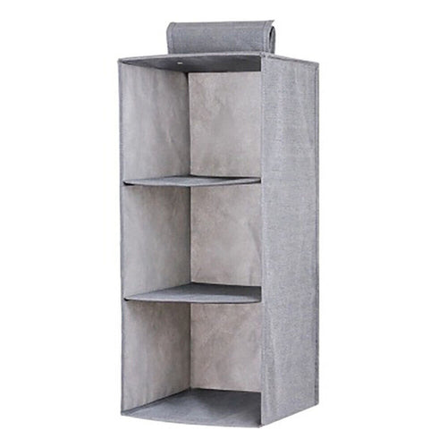Tidy Clothes Storage 3 Layer Hanging Wardrove Organizer Shoe Garment Shelves