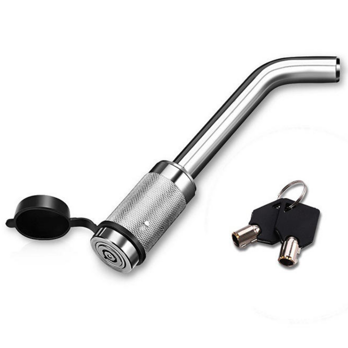 Anti Theft  L type Caravan Trailer Hitch Pin Lock Receiver Tow Bar Security