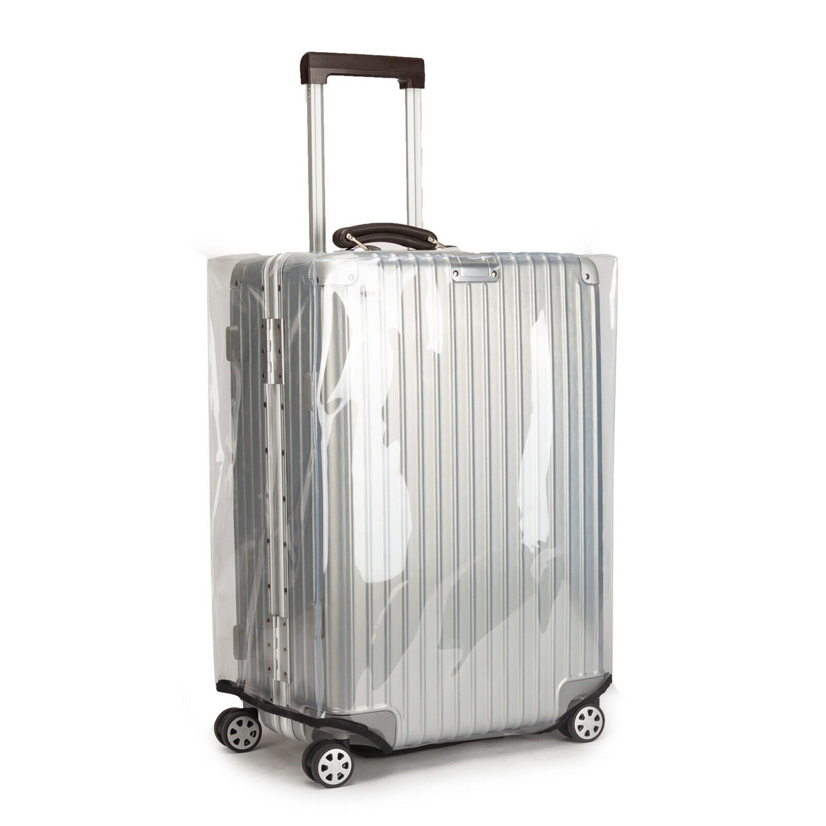 28" Clear PVC Travel Luggage Protector Transparent Waterproof Suitcase Cover
