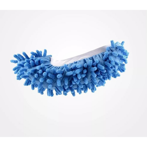 Blue Strecthable Mop Slipper Floor Polisher Cleaning Dust Pads 1x
