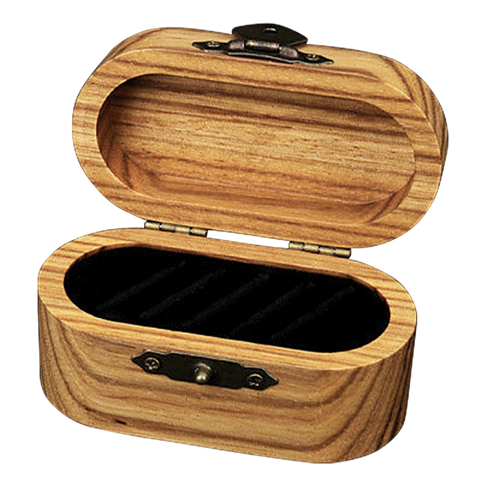 Retro Wooden Guitar Pick Box Vintage Acoustic Plectrum Holder