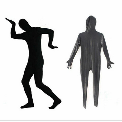 Parties Adult Spandex Costume Black Full Stretch Body