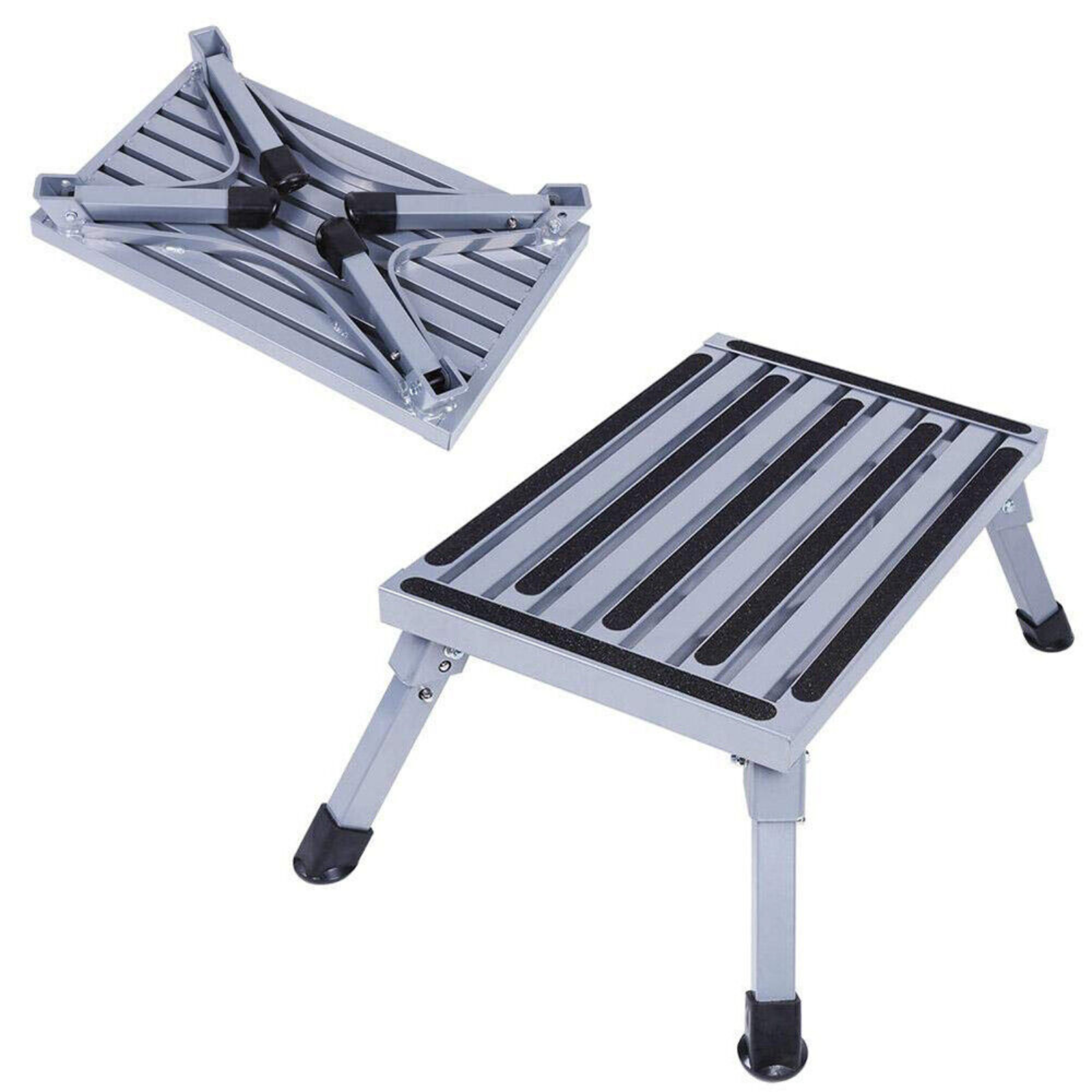 Step Caravan Accessories Ladder 200KG Portable Folding Aluminium Stool Trailer