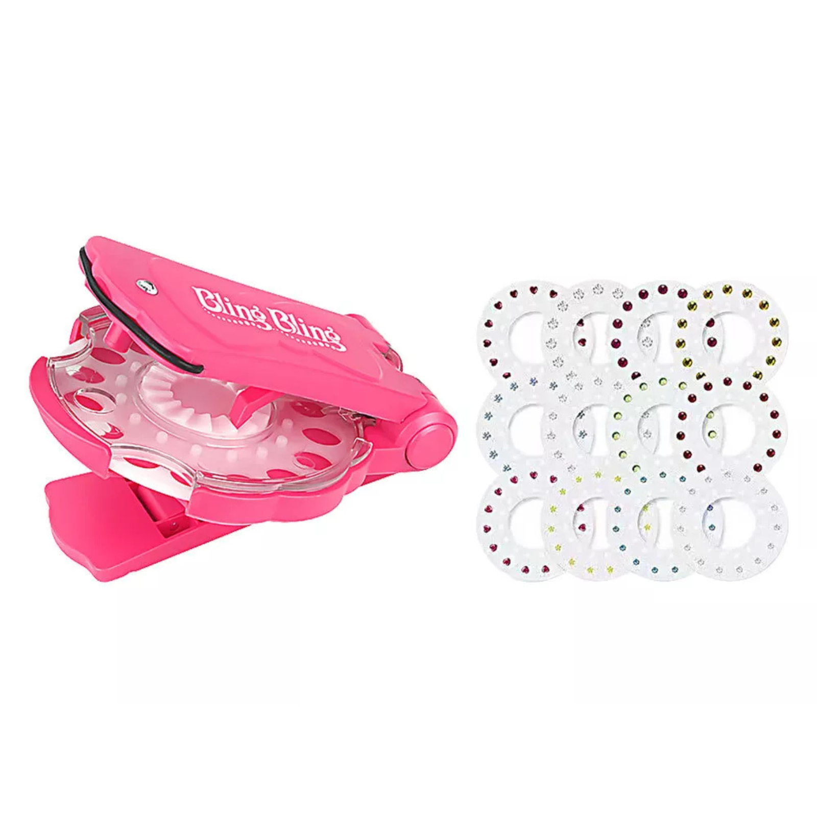 Hair Sparkle Stapler Shining Bling Diamond Set Gems for Decor