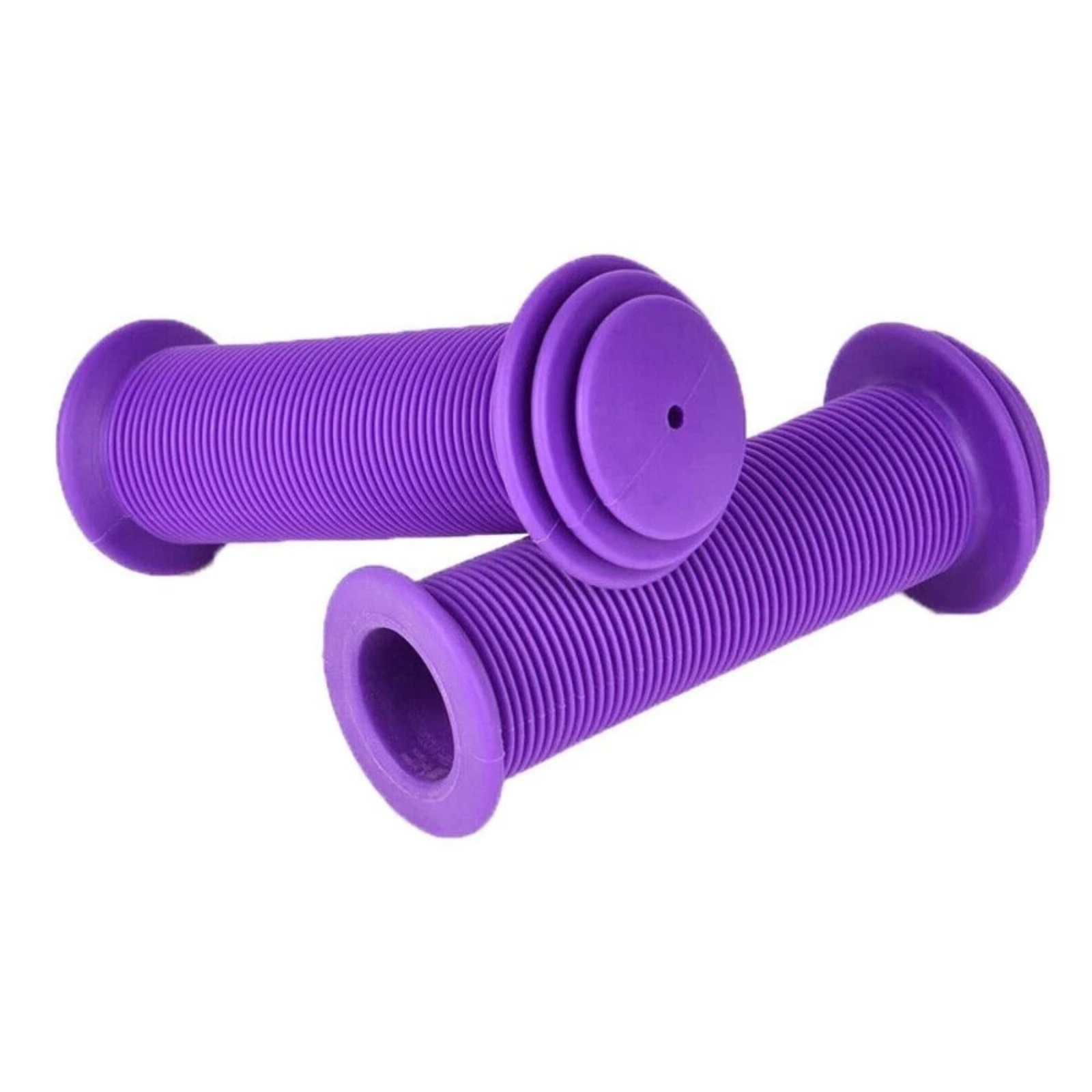 Purple Rubber Handlebar Cover Bike Skateboard Grip Protection Gear