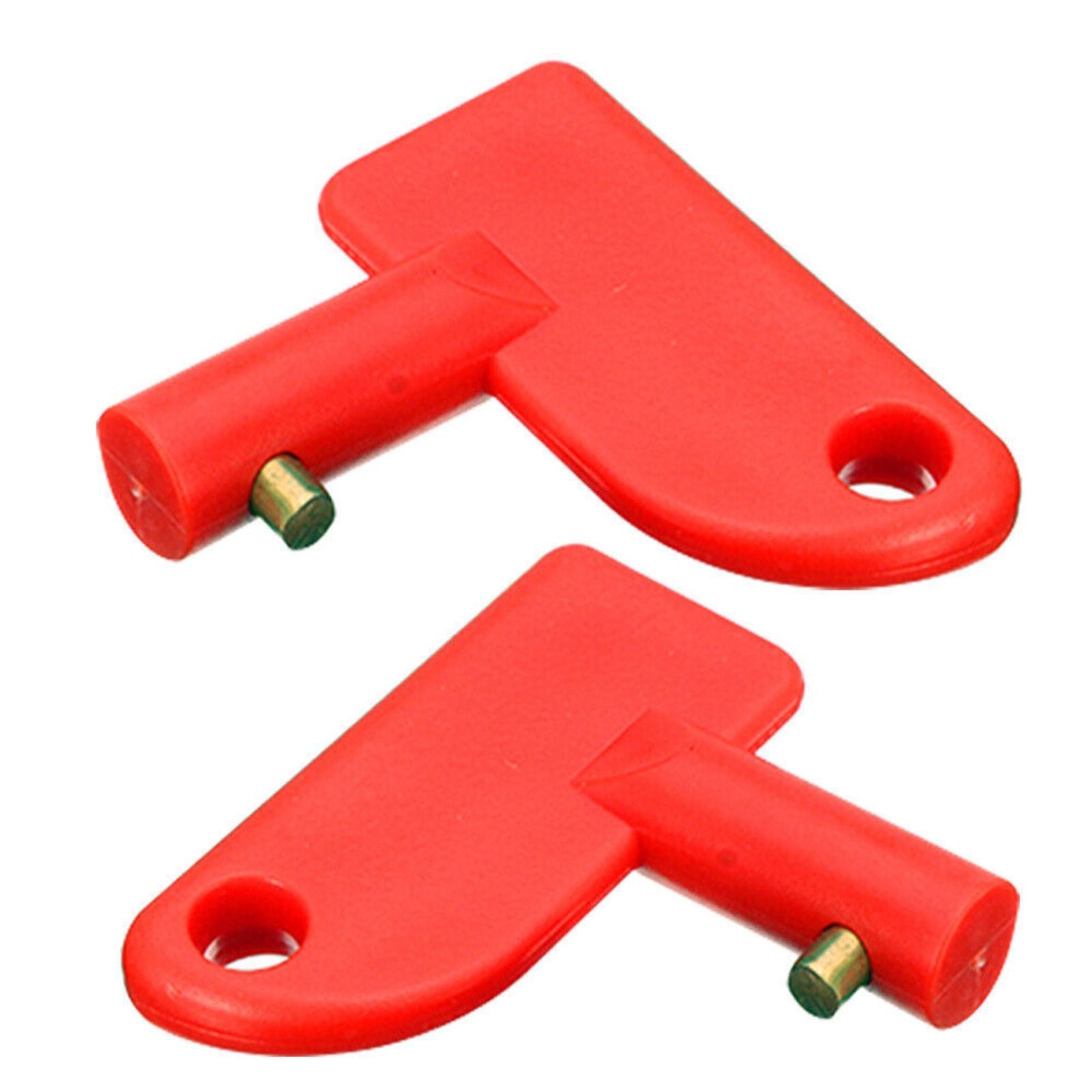 Universal Spare Switch Off Key 2pcs Battery Car Cut Power Isolator Kill