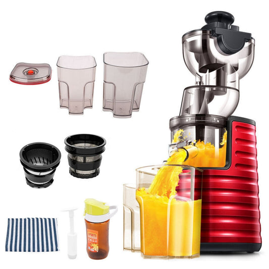Wide Mouth Vegetable Processor Professional Whole Fruit Cold Press Slow Juicer