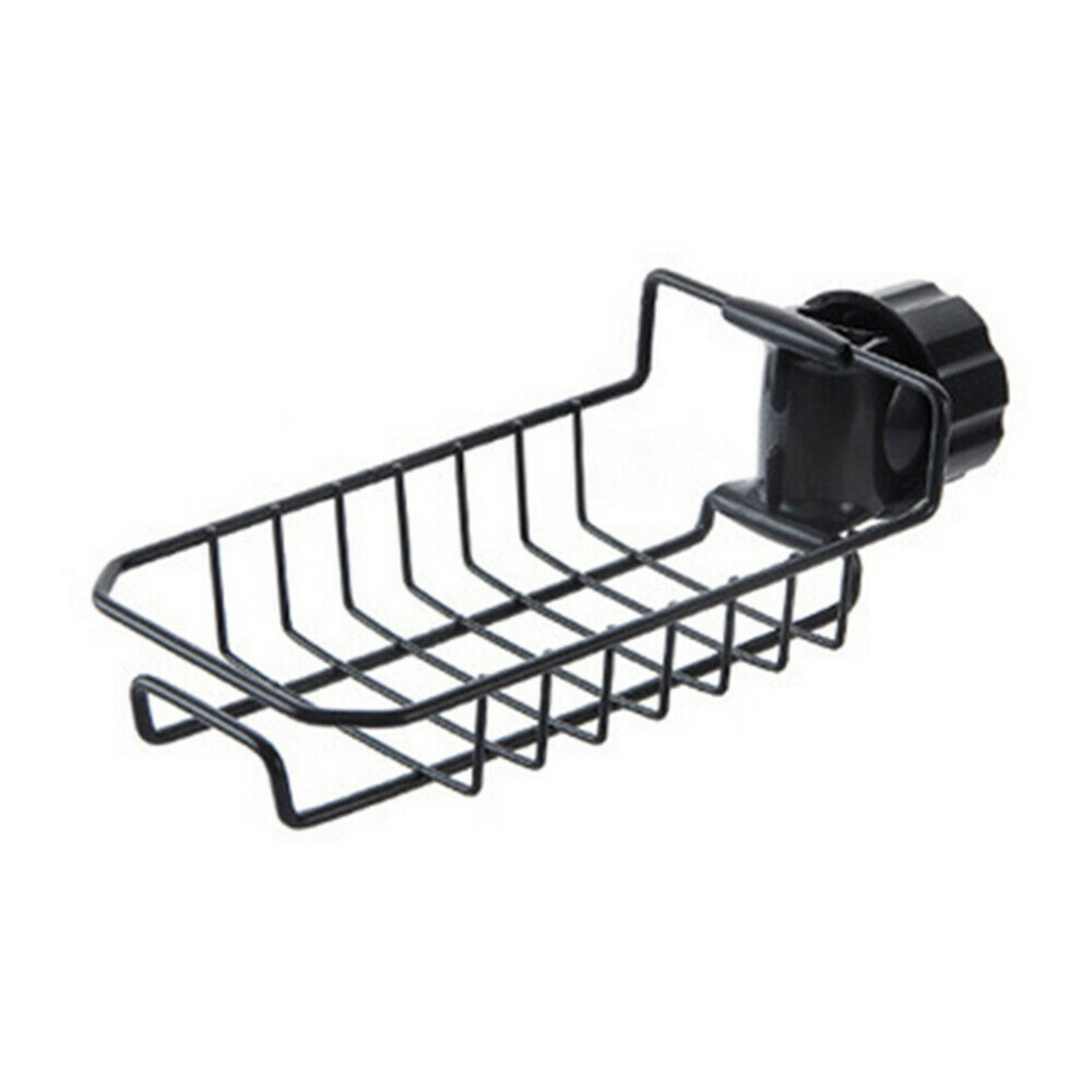 Black Holder Racks Storage Organizer Kitchen Sink Faucet Shelf Sponge Dish Rack
