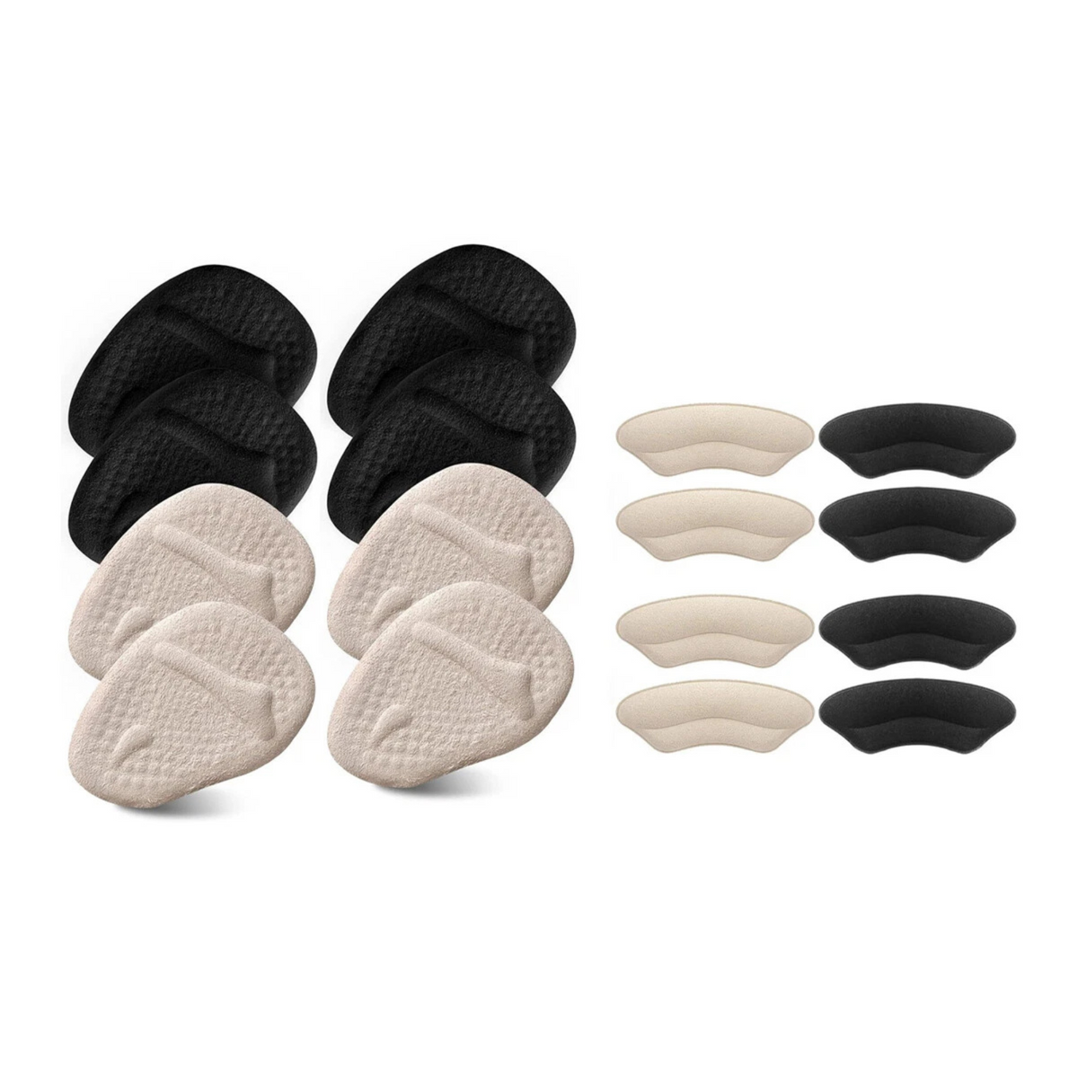 Foot Support Insoles Pads Forefoot Half Size Inserts 8Pairs High Heel Cushion