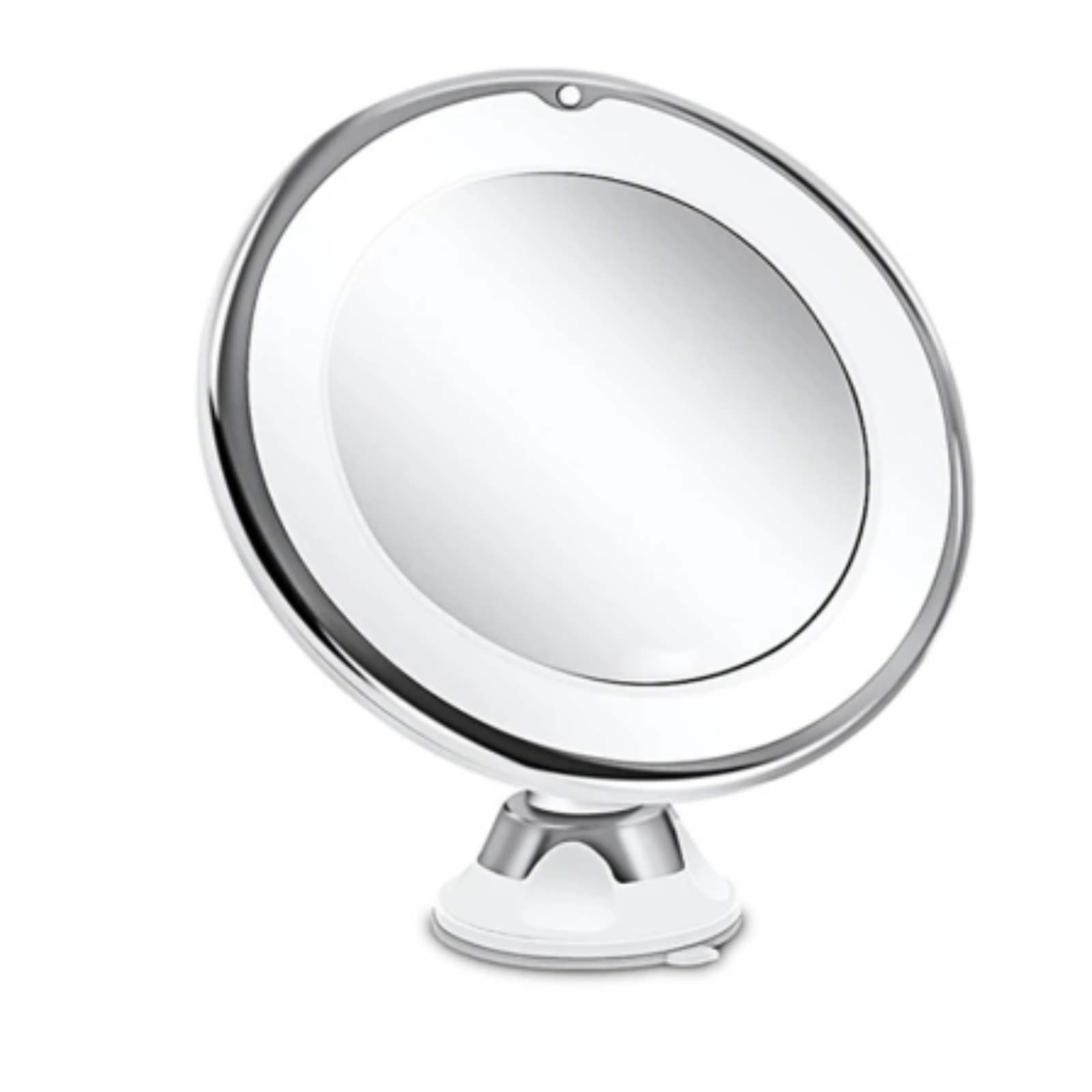 360° Rotation 10x Magnifying Makeup Mirror LED Light Cosmetic Bathroom Round
