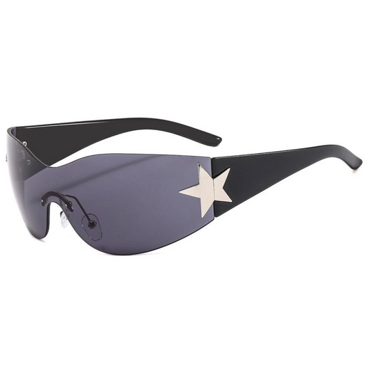 Rimless Punk Wrap Sports Sunglasses C1 Around Lightweight Comfortable