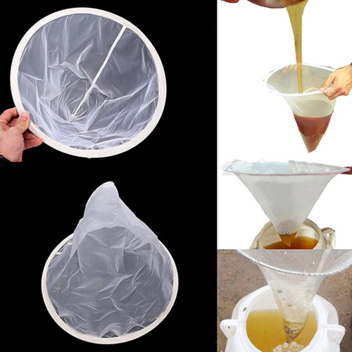 Beekeeping Honey Filter Net Strainer Bag Fine Mesh Apiary Harvest Equipment
