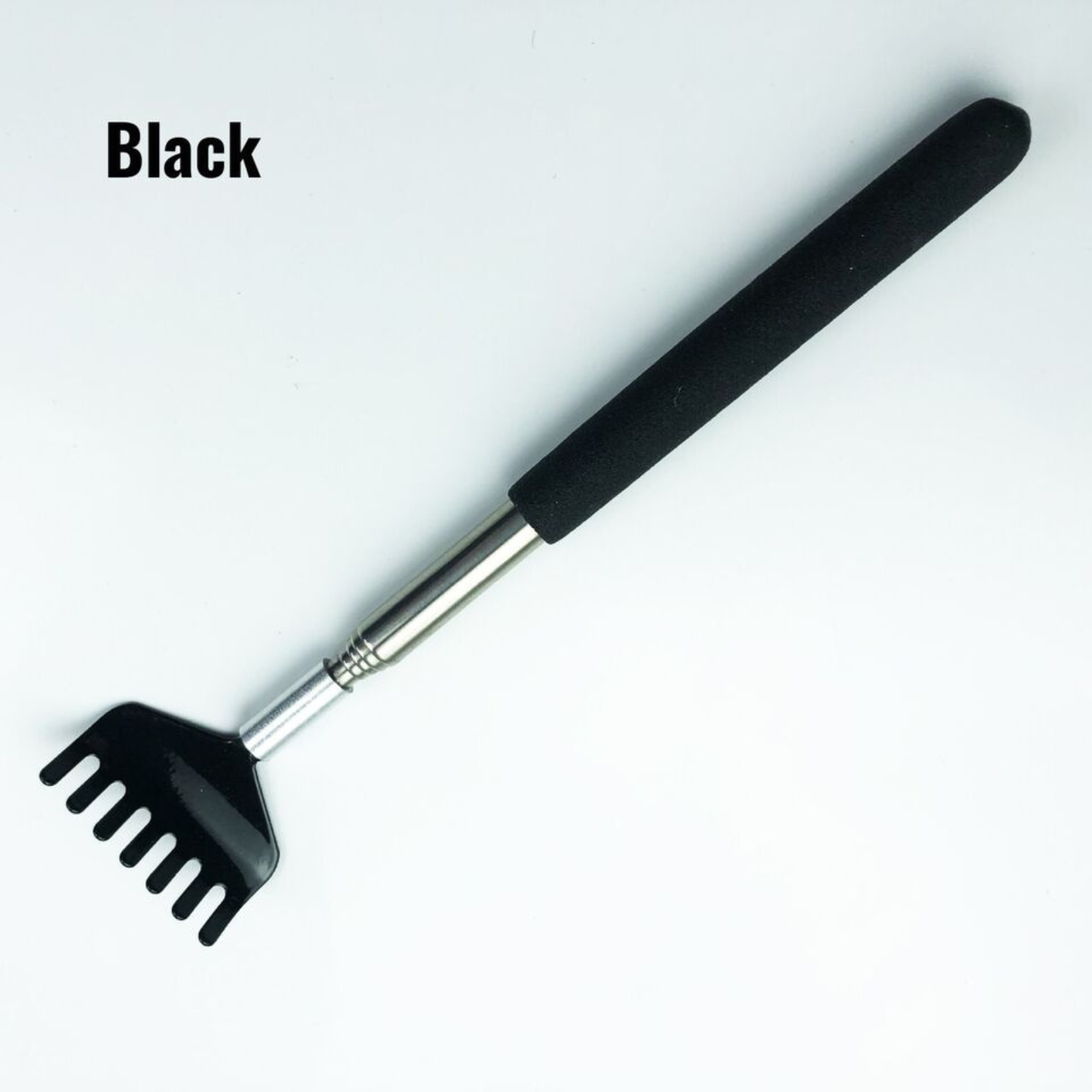 Backscratcher Massager Telescoping Extendable metal claw Back scratcher Black