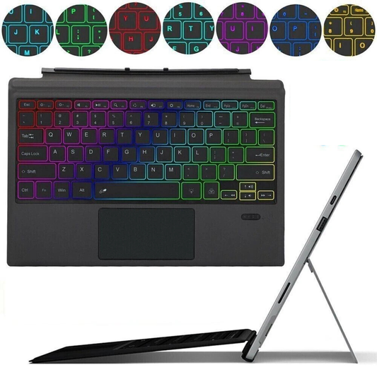 Wireless Keyboard Backlit Magnetic Type Cover Ultra Slim Laptop Accessory