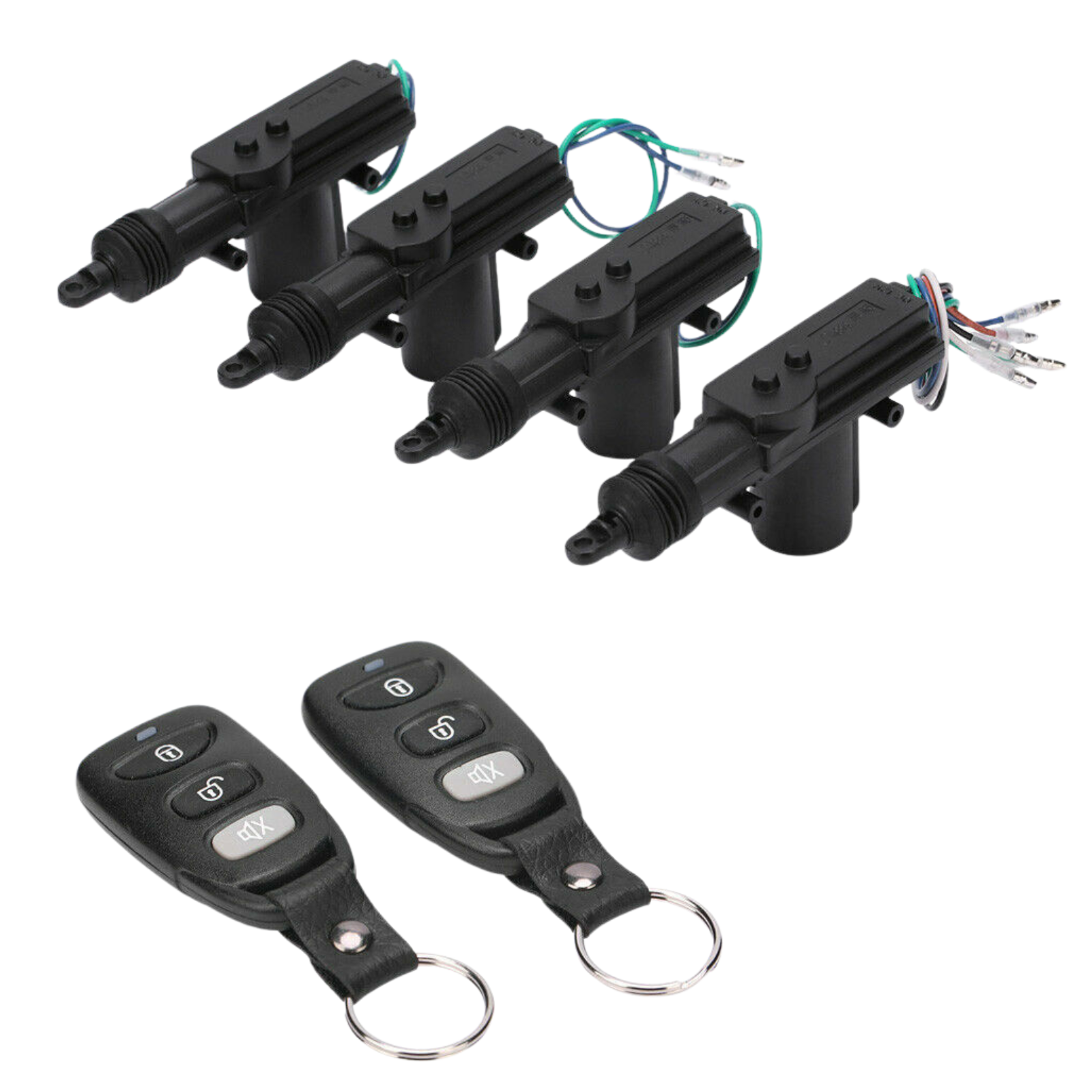 Door Keyless Entry Lock System Car Central Locking Kit Remote Control Switch 2/4