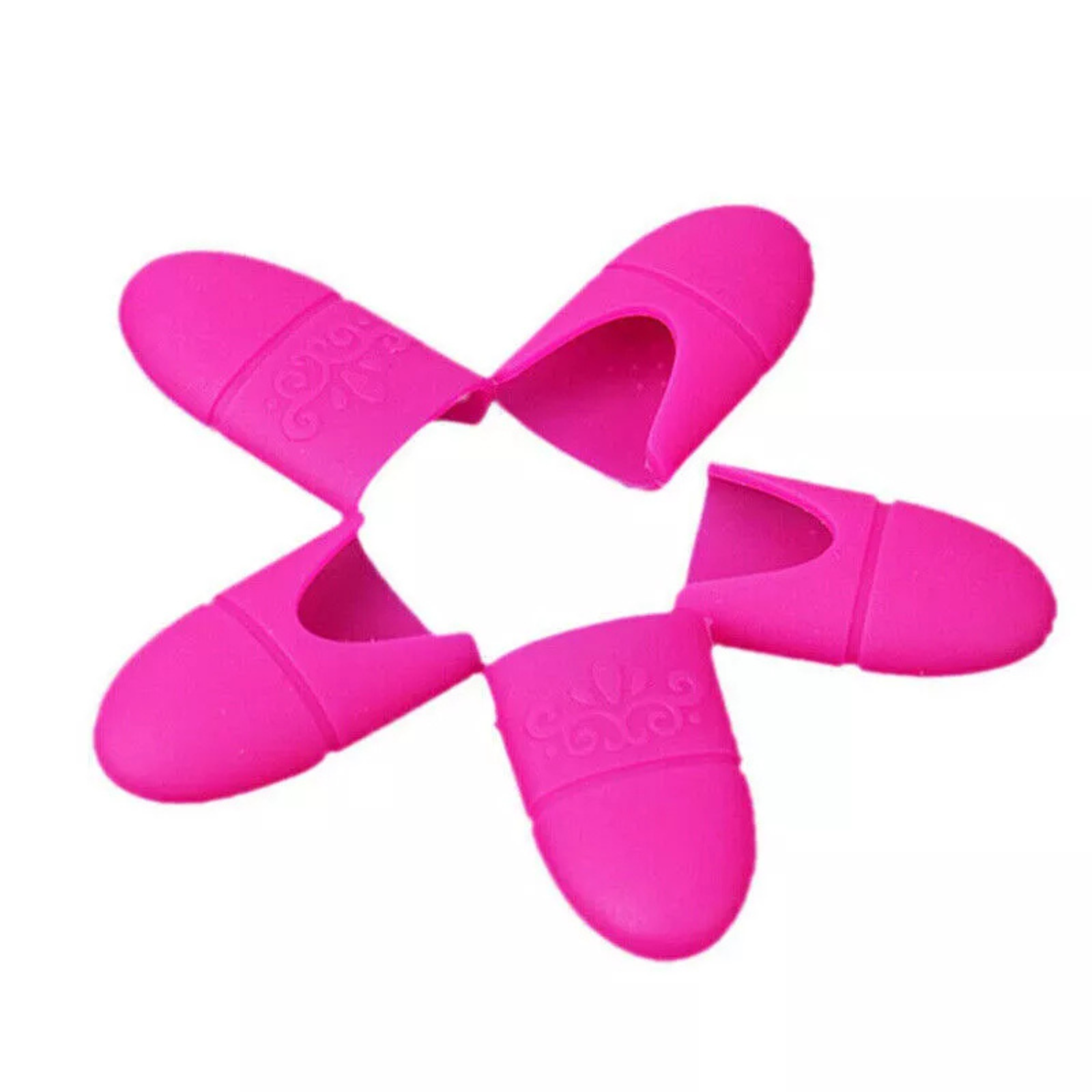 Gel Polish Remover Wrap Tool Nail Art Soak Off Clip Cap 10PCS Silicone Reuseable