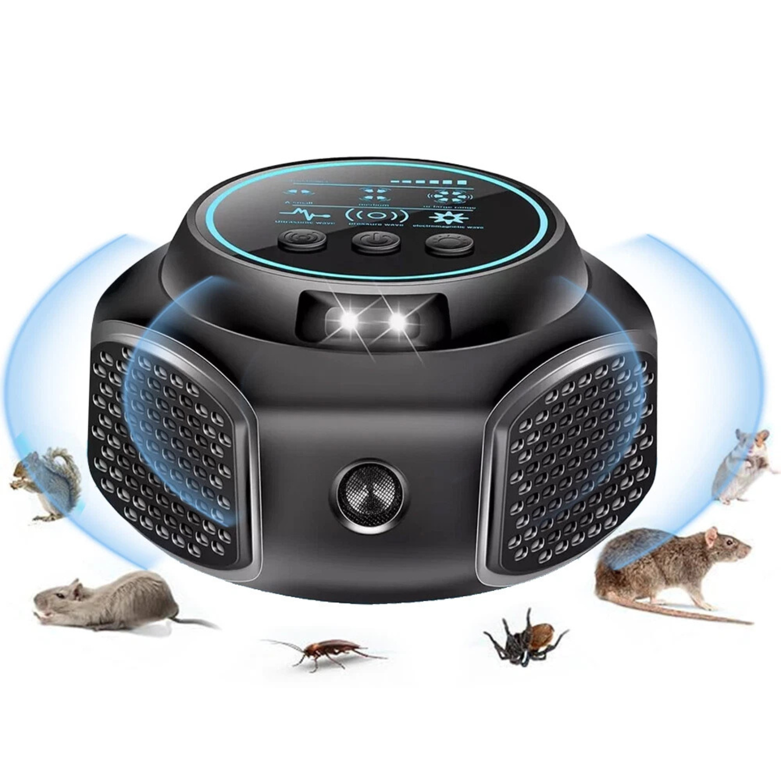 Ultrasonic Pest Repeller Electronic Insect Mouse Rat Mosquito Control ...
