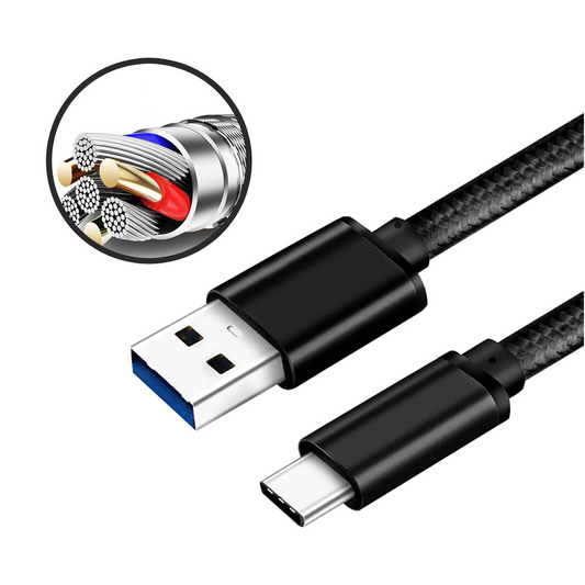USB-C 3.1 Type-C Data 1M Charge Cable For Samsung S23 S24 Ultra S22 S21 S20 S19