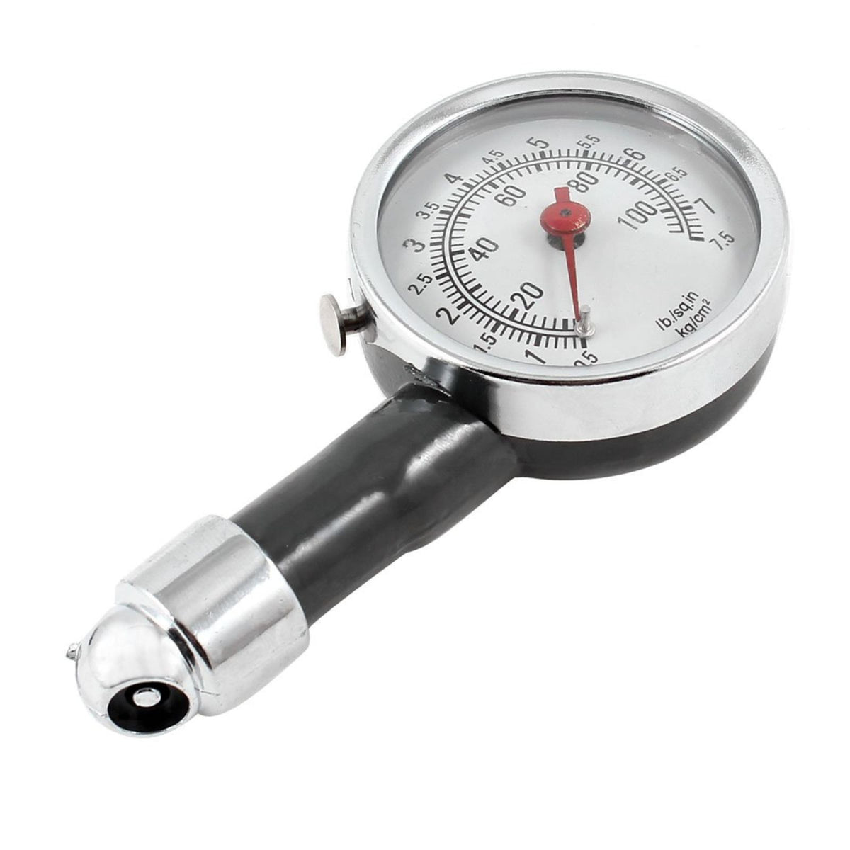 Portable Auto Dial Tire Gauge Car Bike Truck Pressure Tester