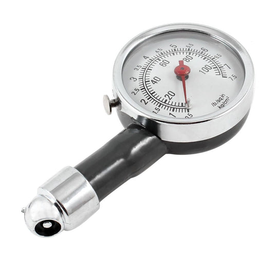 Portable Auto Dial Tire Gauge Car Bike Truck Pressure Tester