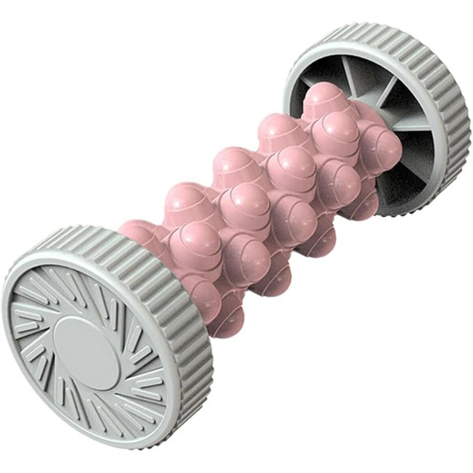 Foot Massage Roller for Arch Pain Relief Textured Pink Design