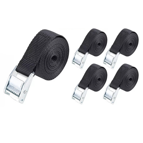 Rack Lashing Rope Cargo Straps Ratchet 4PCS Buckle Cam Tie Down Strap
