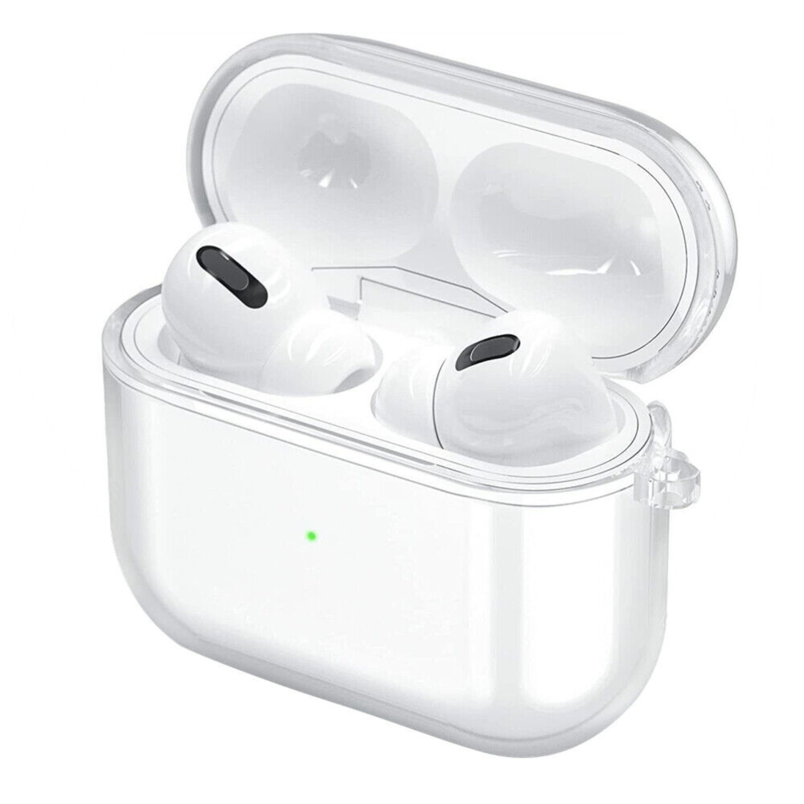 Apple AirPods Pro Gen 2 Case Cover Crystal Clear Silicone Transparent