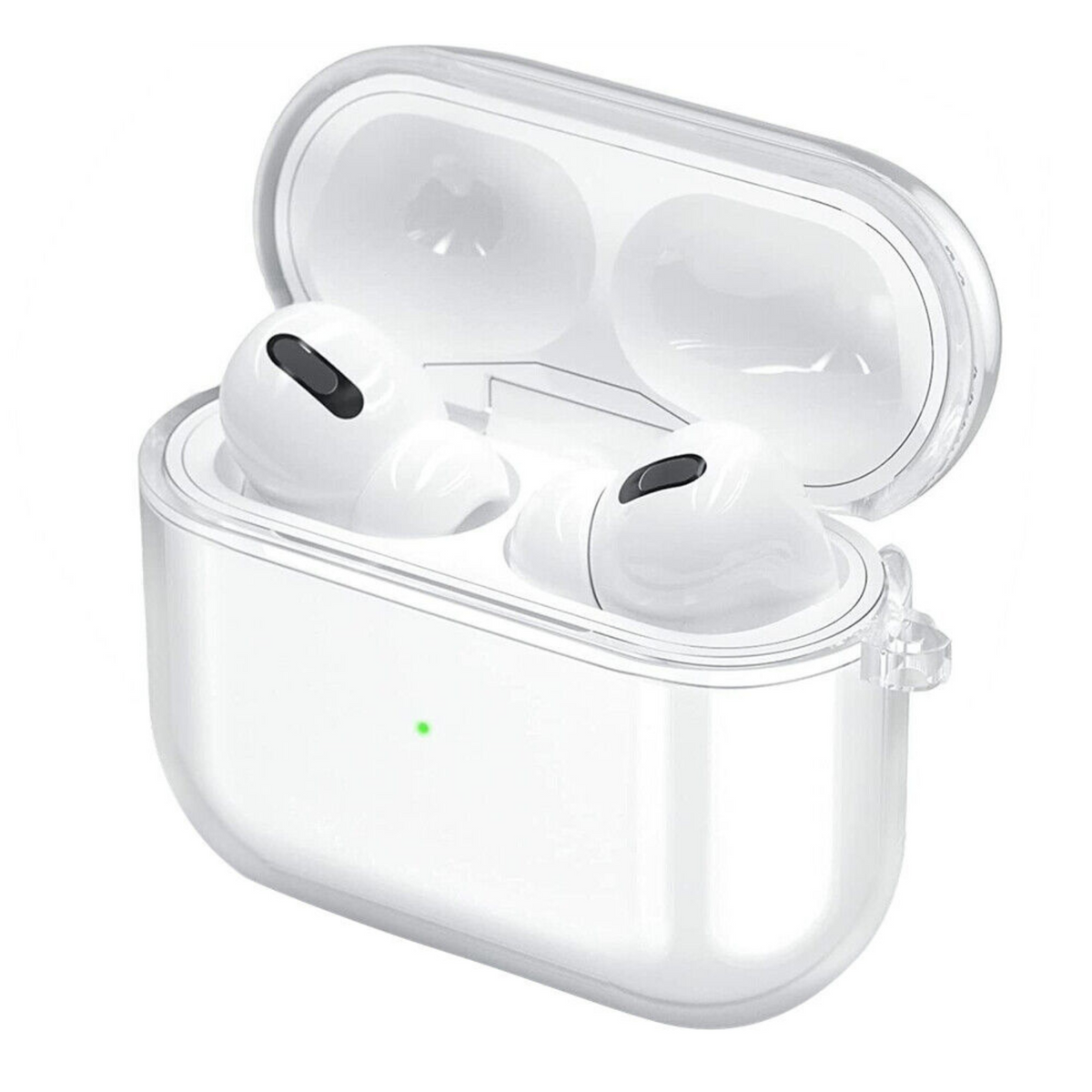 Apple AirPods Pro Gen 2 Case Cover Crystal Clear Silicone Transparent