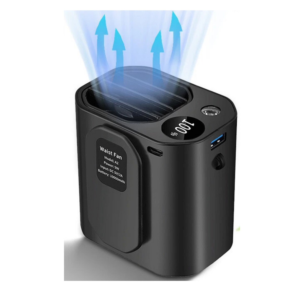 Fan Personal Hot Waist Clip Outdoor for 10000mAh Device Cooling Days