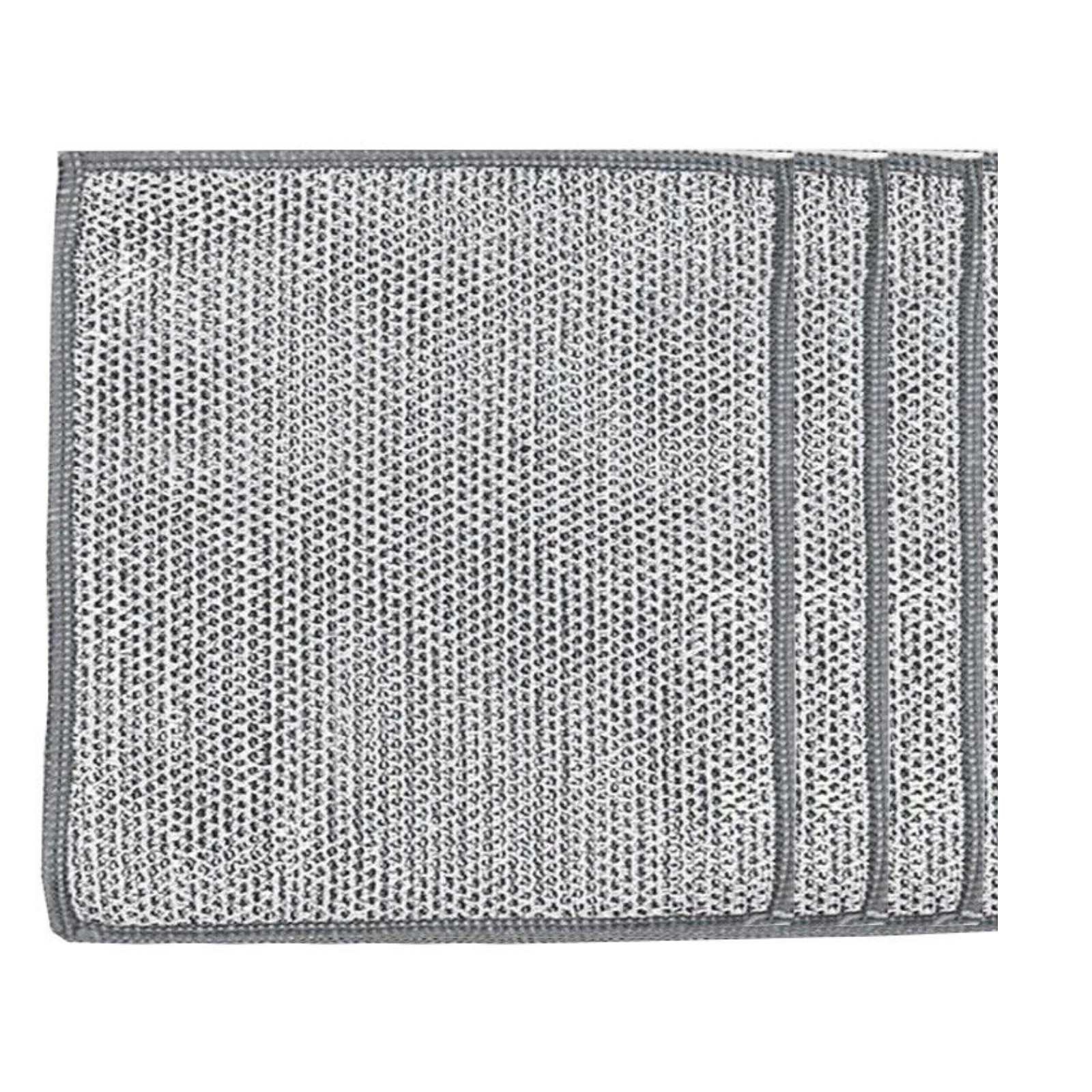 3pcs Double Layer Wire Dishwashing Wet & Dry Multipurpose Wire Dishwashing Rags