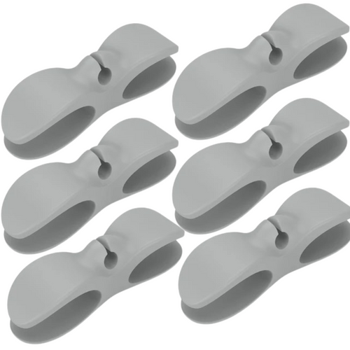 Kitchen Appliances Grey Cord Organizer 6PCS Winder Cord Holder  Wrap Home