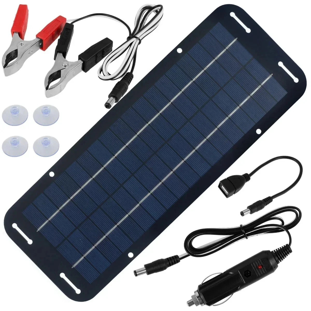 Solar 60W Panel Trickle Charger Maintains 12V Battery Power With Steadyflow