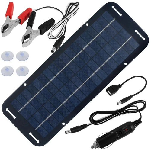 Solar 60W Panel Trickle Charger Maintains 12V Battery Power With Steadyflow