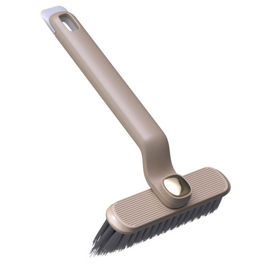 Rotating Crevice Cleaning Brush Multi-Function Shutter Door Window Coffee