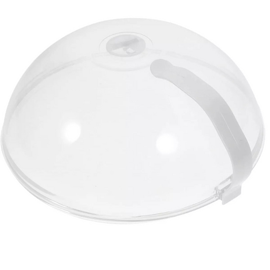 Microwave Oven Food Cover Splatter Guard Plate Lid Turntable  Steam Vents Plate