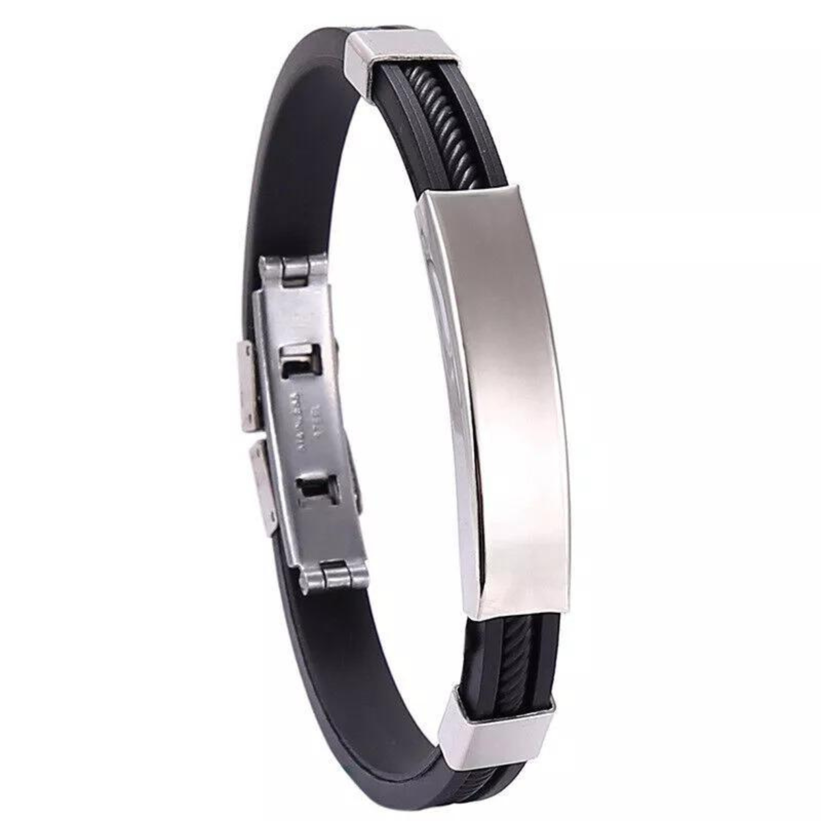 Black Men Magnetic Bracelets for Energy Wristband IONPRO Titanium Detox