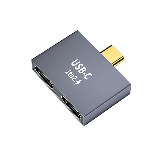 Data Transfer USB C Female PD Charger Type-C Splitter USB C Male to Dual 2x