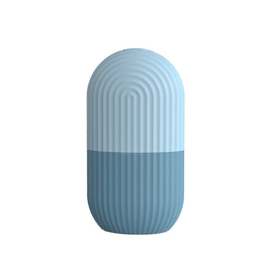 Shrink Pores Sculpt Face Ice Roller to Depuff Ice Facial Cube Massager Blue