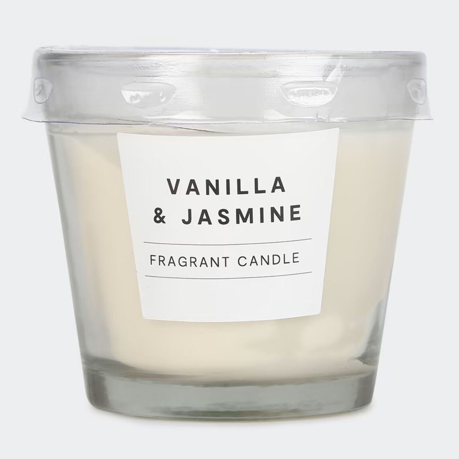 Scented Candles in Glass Fragrant Vanilla & Jasmine