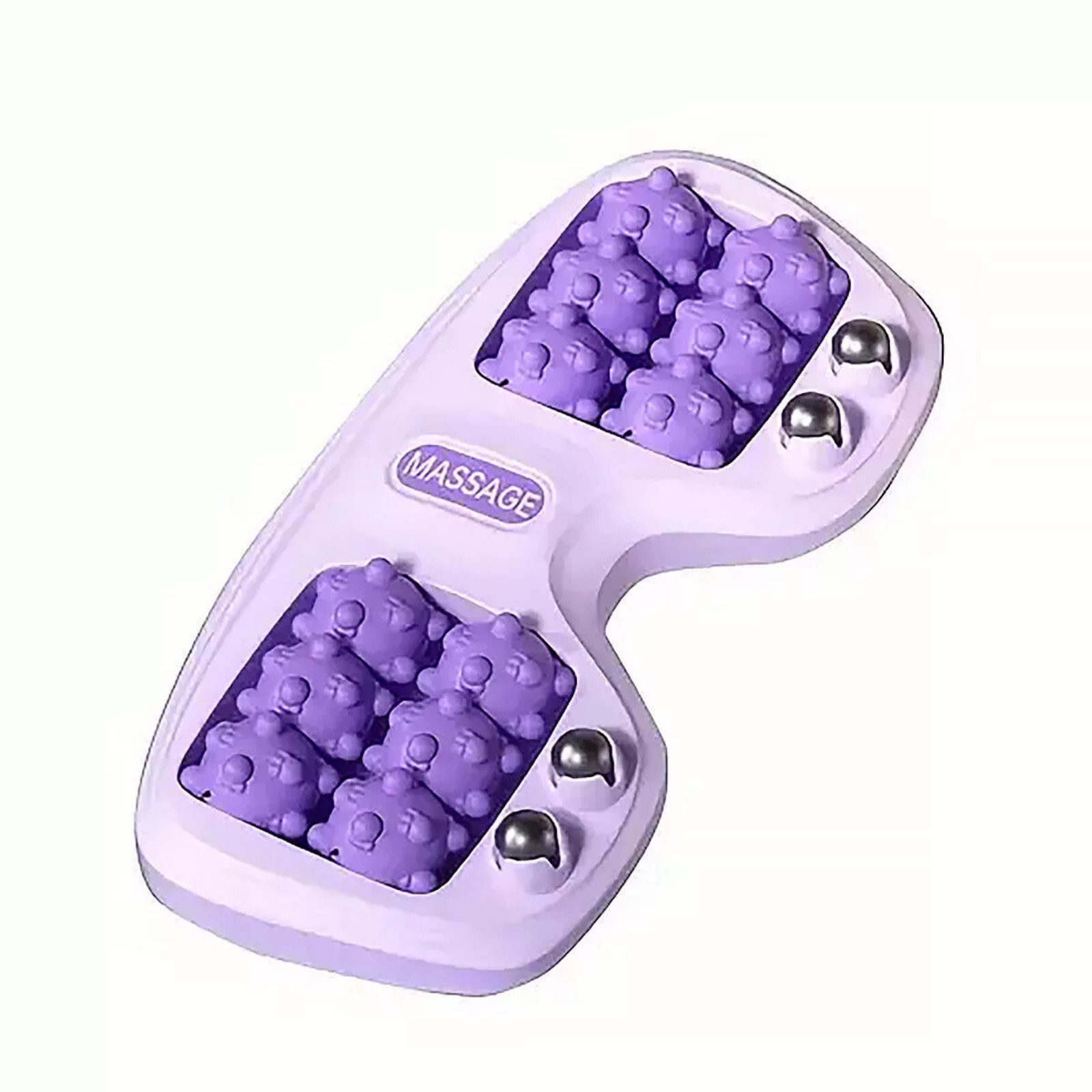 Massage Tool Stress Relief Home Foot Massager Ball Therapy Roller Purple