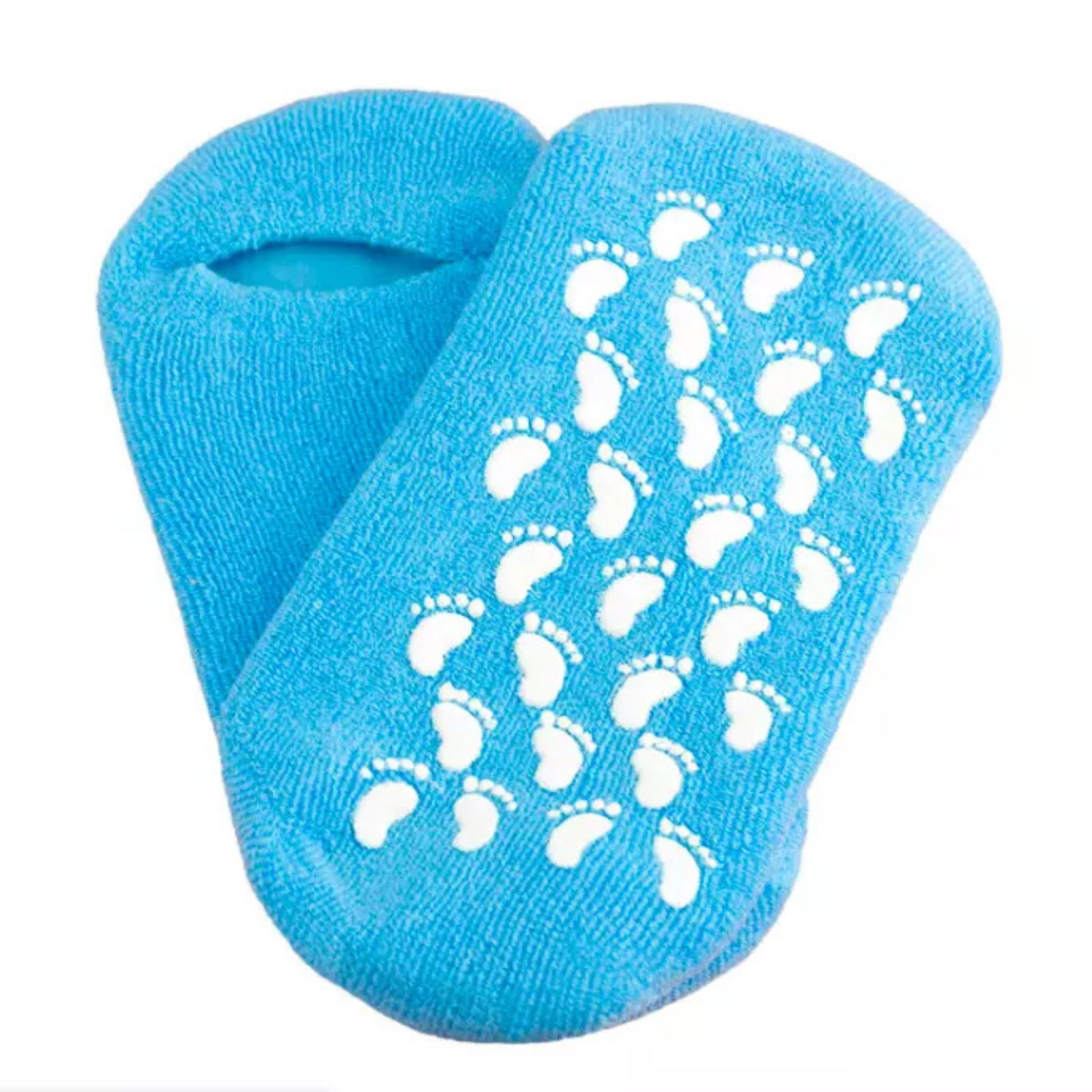 Blue Skin Care Protector Foot Dry Hard Moisturising Spa Gel Socks Cracked