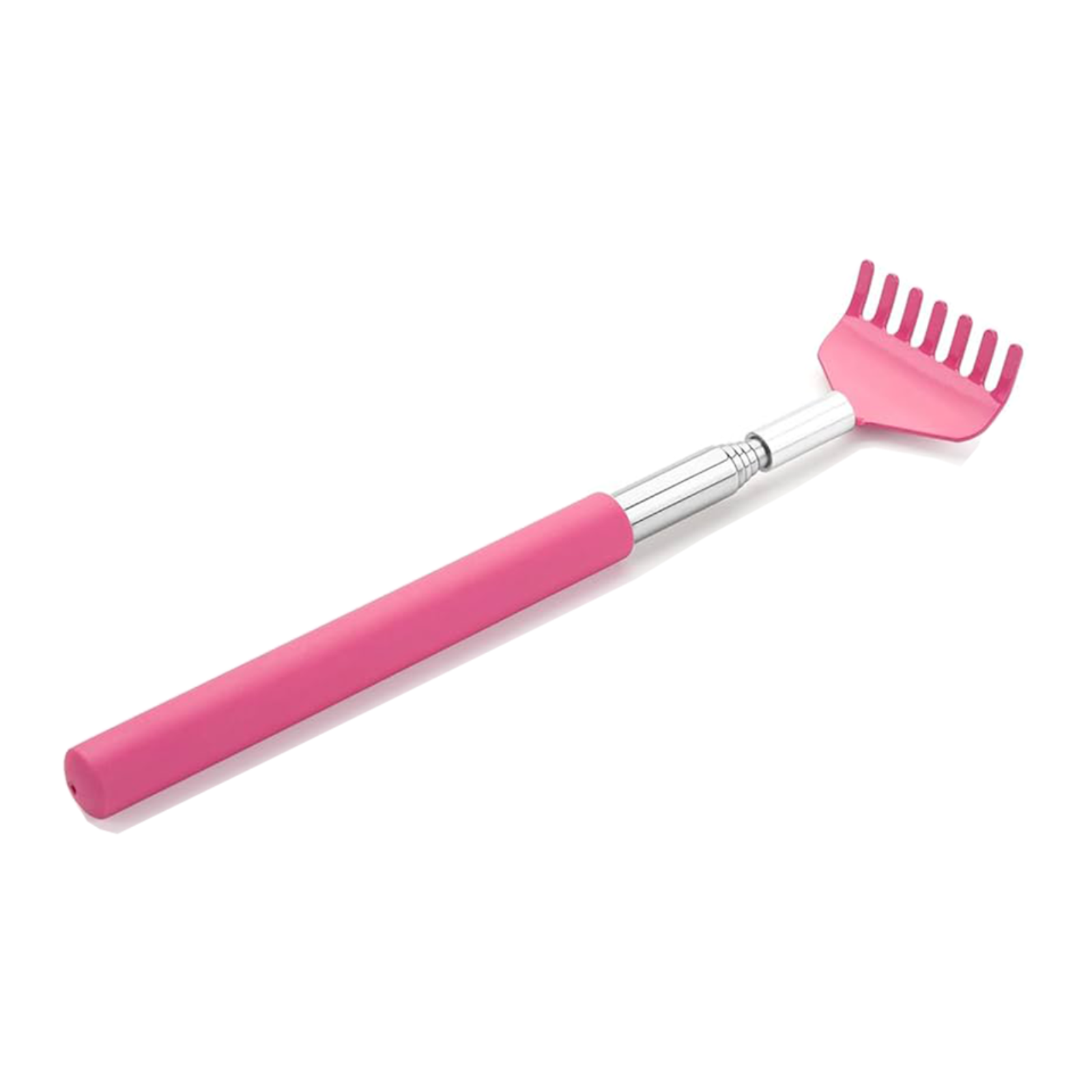 Backscratcher Massager Telescoping Extendable metal claw Back scratcher Pink