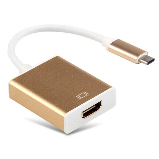 MacBook 12 HDTV 1080p Adapter Cable USB-C Type C USB3.1 Male To HDMI Female