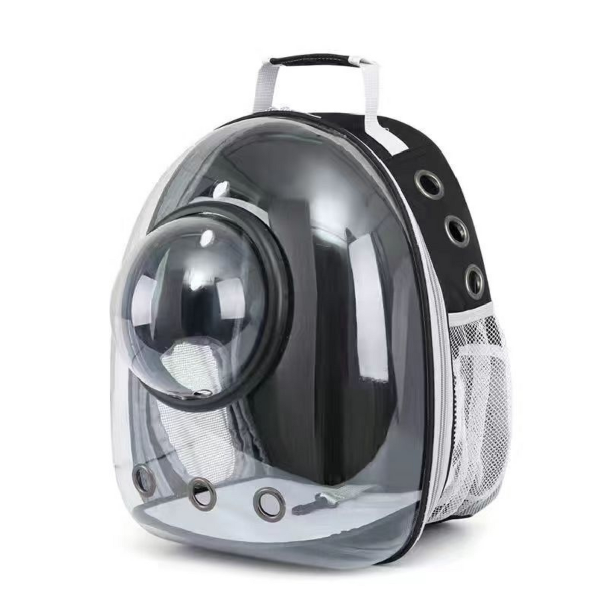 Pet Transparent Space Backpack Cat Dog Breathable Carrier Bag Outdoor Travel