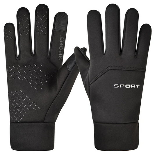 Windproof Touch Screen Ski Gloves Winter Warm Thermal Outdoor Sports Black 1x M