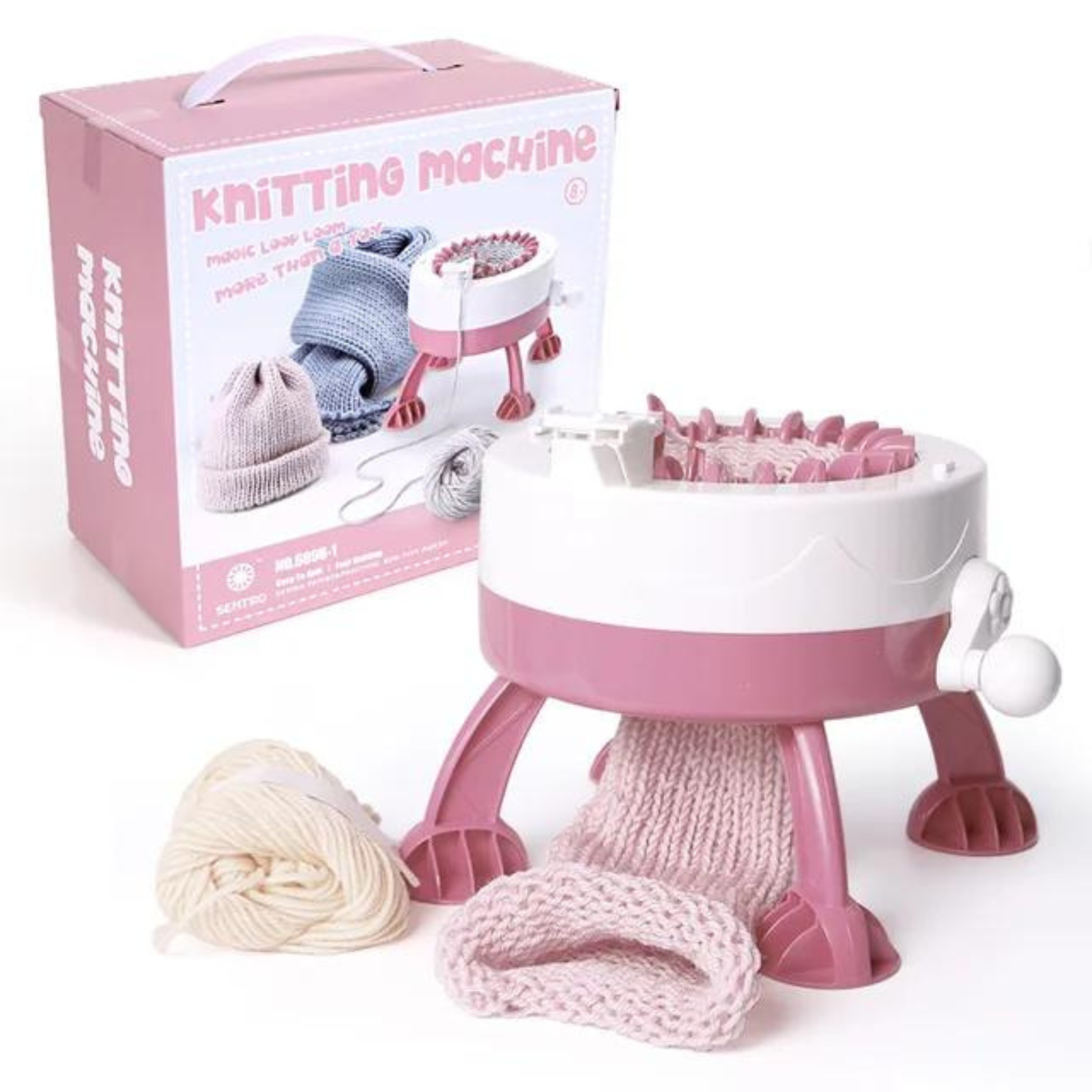 22 DIY Knitting Machine Genuine Sentro Smart Weaving Knit Rotating Kid Toy Scarf