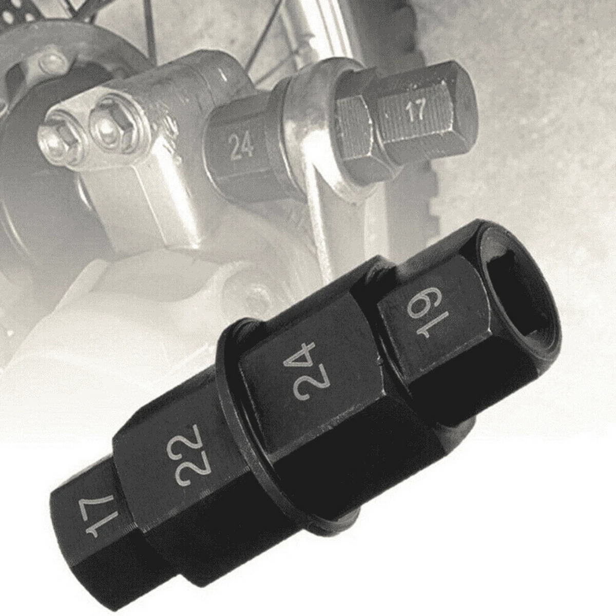 Durable Back Saver Putt Picker Motorcycle Front and Rear Wheel Axle Hex Tool