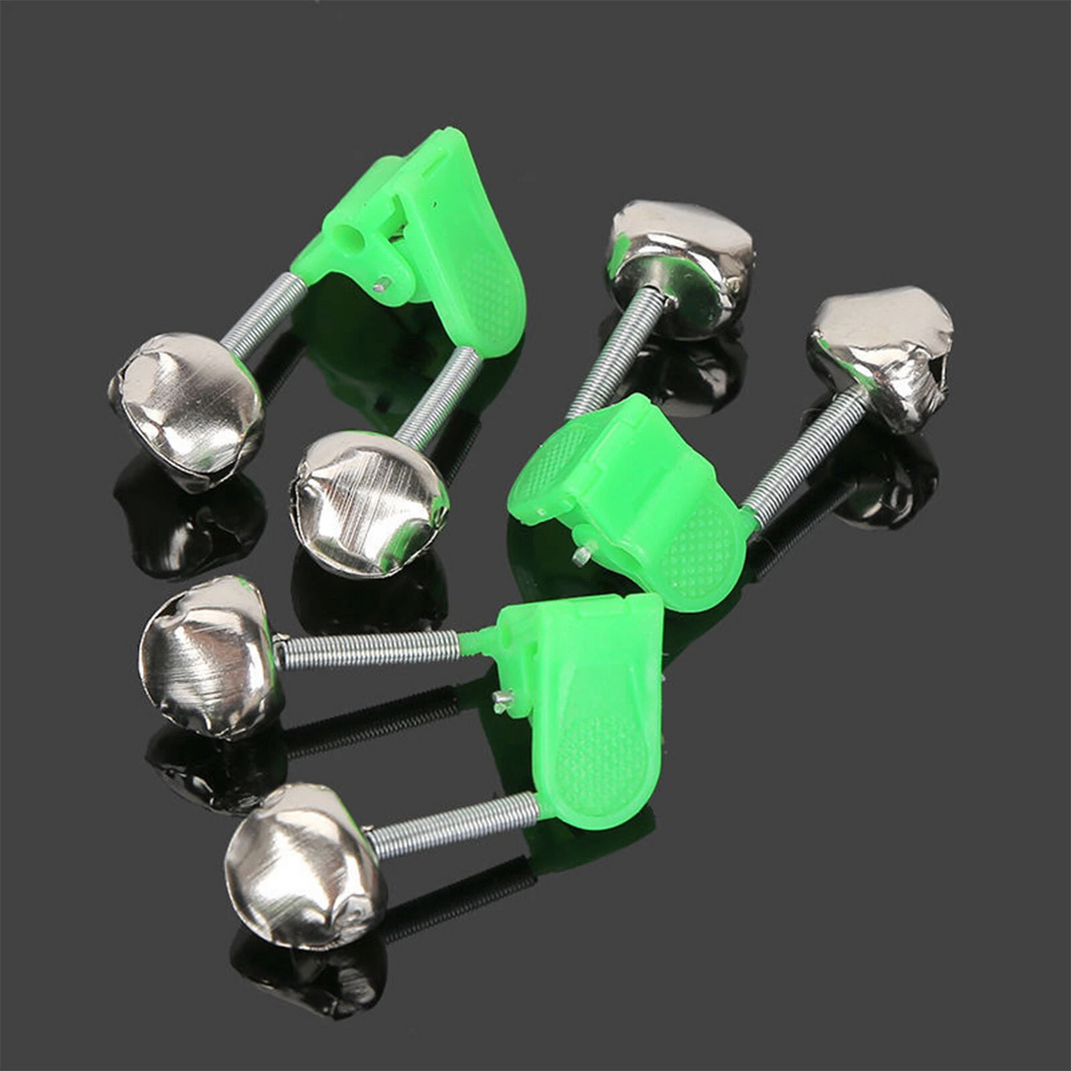 Green Plastic Fishing Rod Clip Holder for Secure Storage and Transport