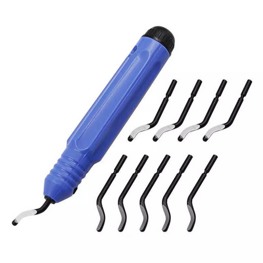 Wood Copper Steel Metal Deburring Tool Kit 16PACK Rotary Deburr Blades Set