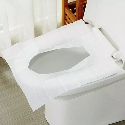 50x  Biodegradable Disposable Toilet Seat Covers Paper Sanitary Travel